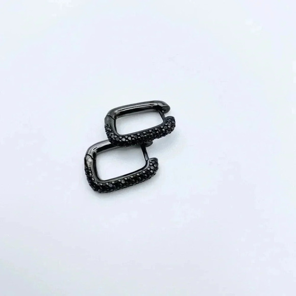 Square Hoops Earrings - Picture 1 of 2